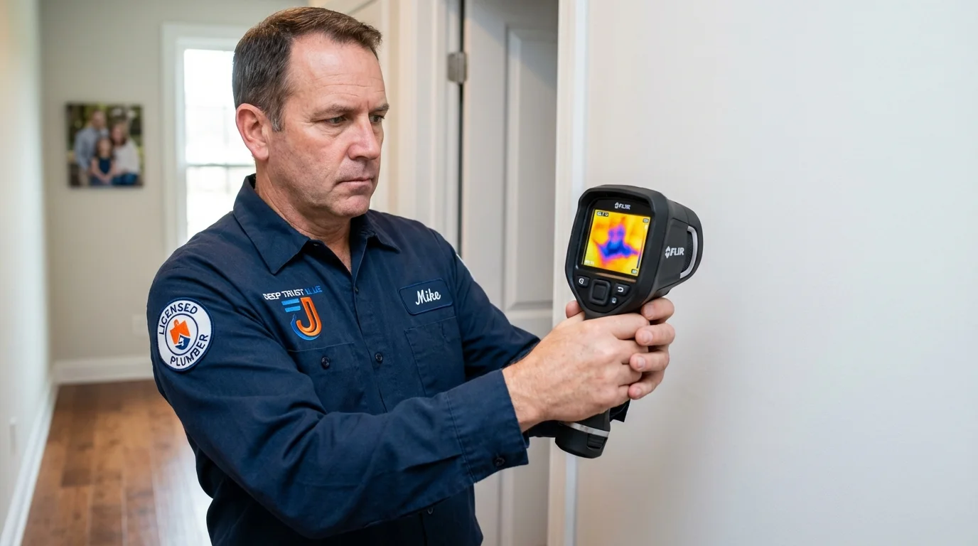 Thermal imaging leak detection by Johns Plumbing LLC in Dothan